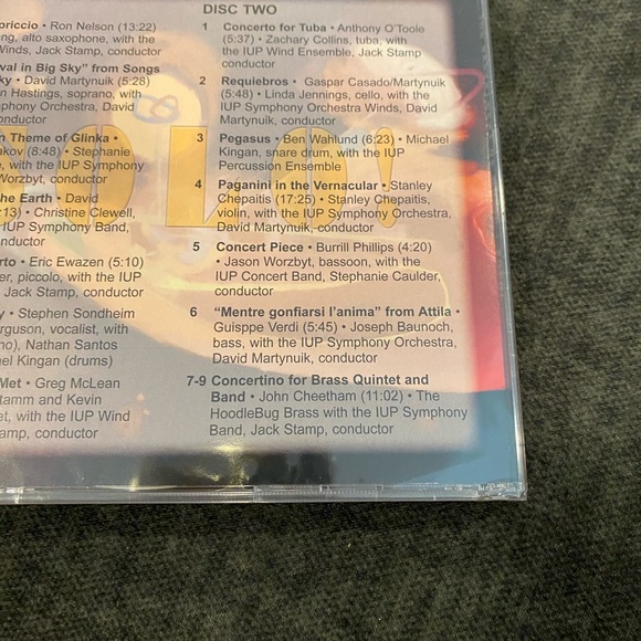 IUP Department of Music ~ Solo! Brand New Sealed - 2 Disc - Picture 4 of 4